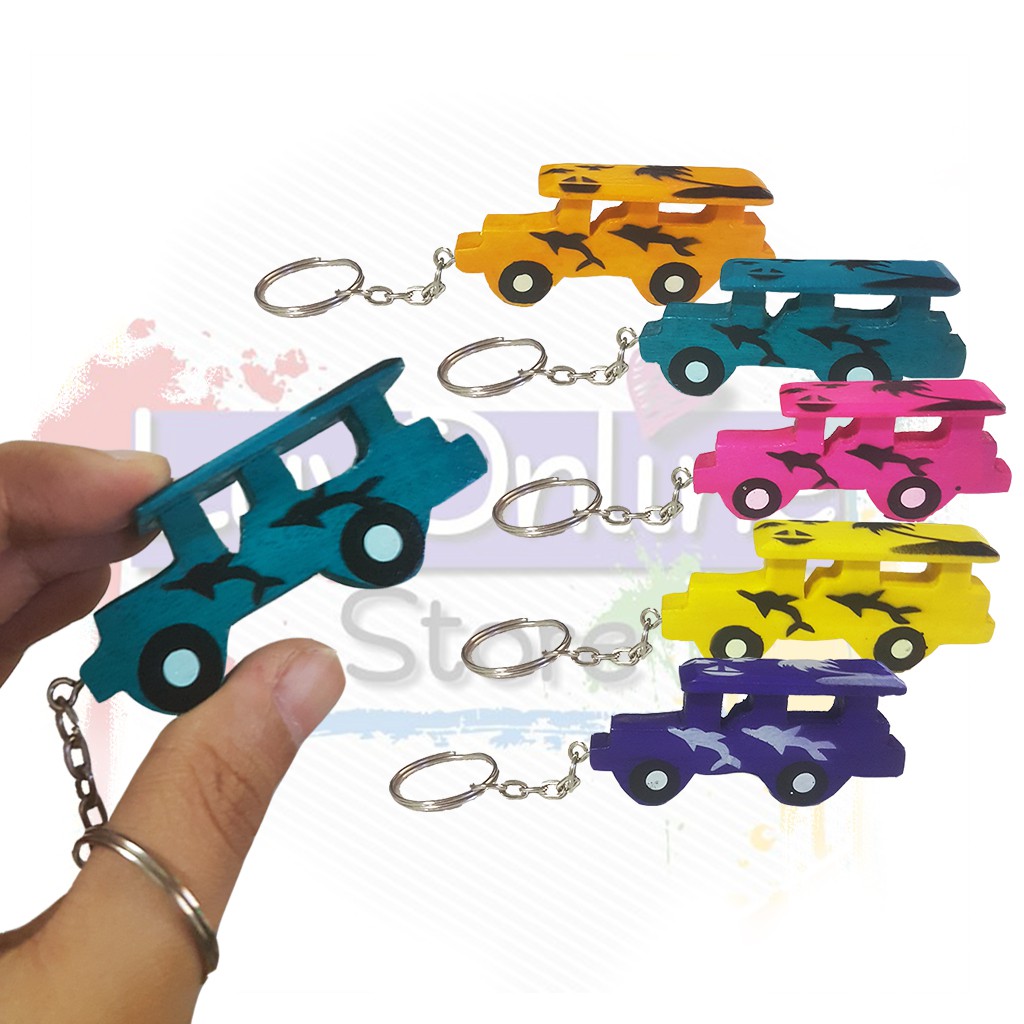 Philippine Jeepney Wooden Keychain Shopee Philippines