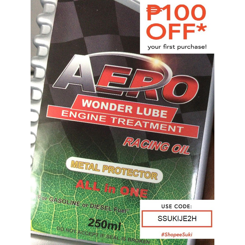 Aero Wonder Lube (250ml) Engine Treatment Shopee Philippines