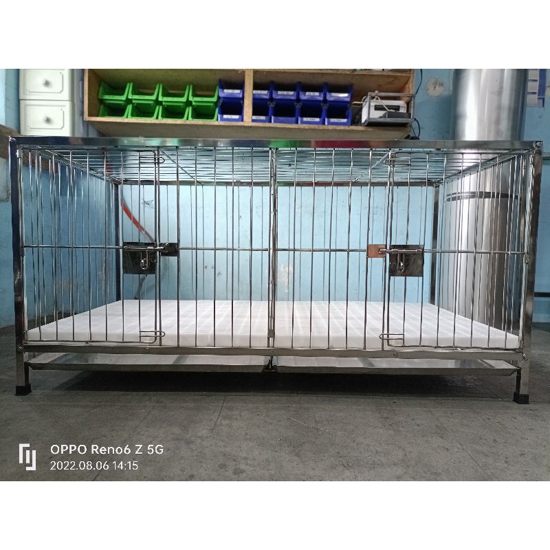 2×4×2 feet 2doors 304 stainless steel dog cages Shopee Philippines