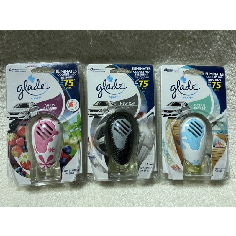 Glade Sport Car Air Freshener 7ml Shopee Philippines