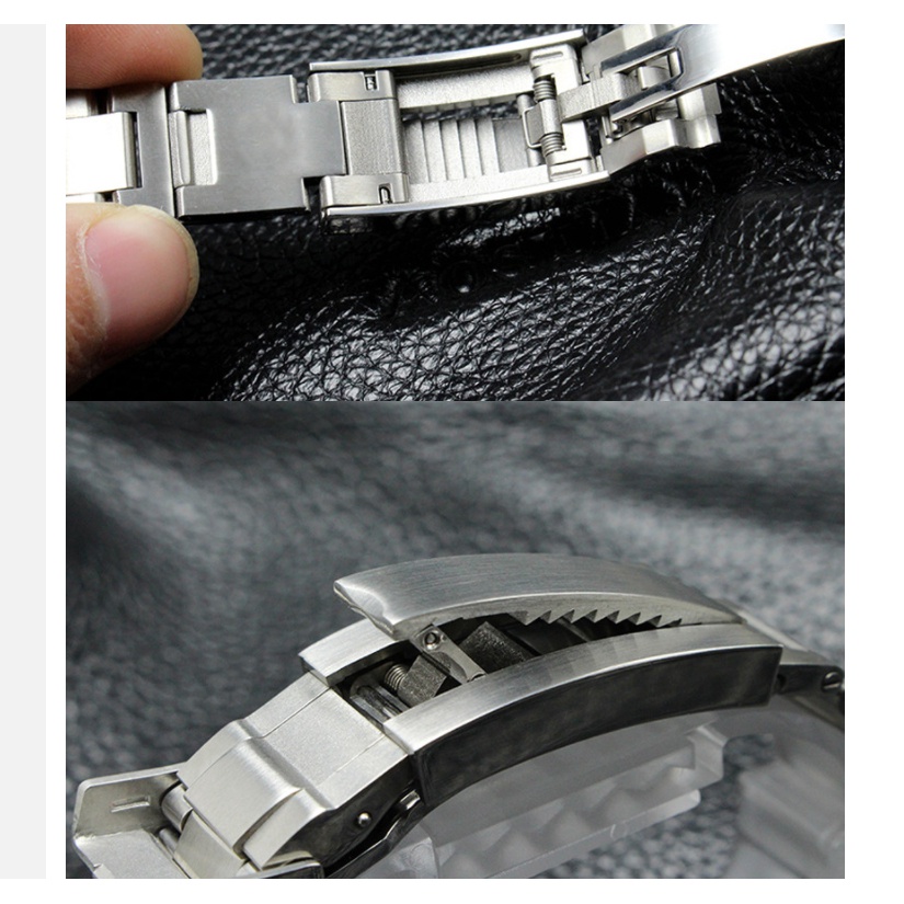 9*9MM High quality Stainless Steel Glide Flip Lock Deployment Buckle