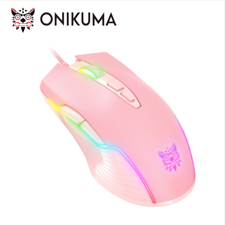 Onikuma CW905 RGB Gaming Mouse Wired USB Optical Computer Mice with RGB