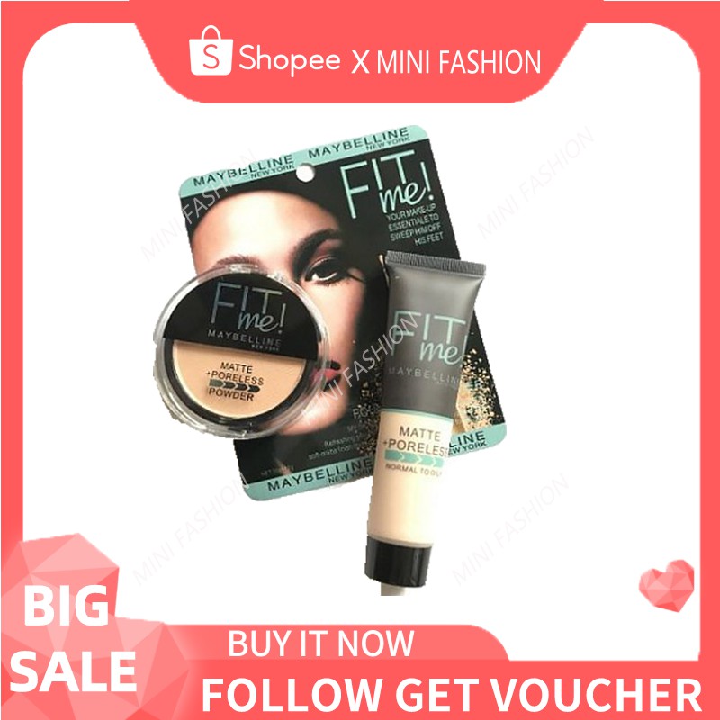 Maybelline Fit Me 2in1 Dream Wonder Foundation+Powder