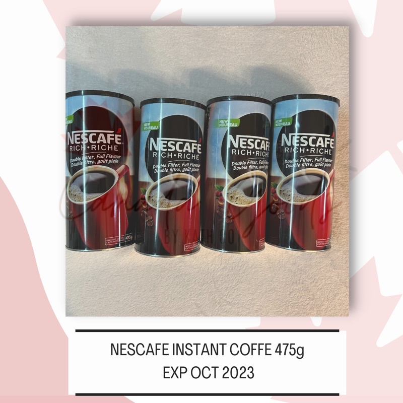 Nescafe Rich Instant Coffee Double Filter 475g Shopee Philippines