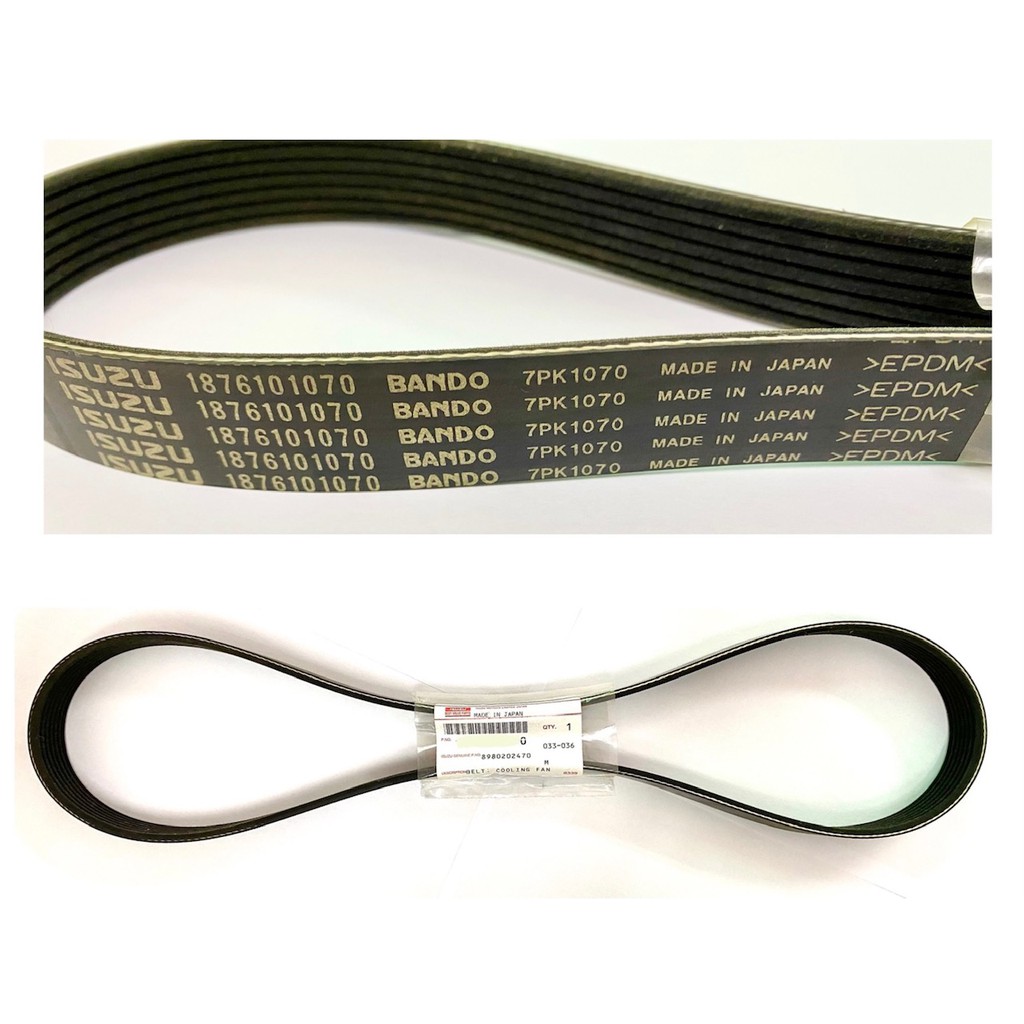 Isuzu Best Value Parts Alternator Fan Belt for Dmax and Mux (7PK1070