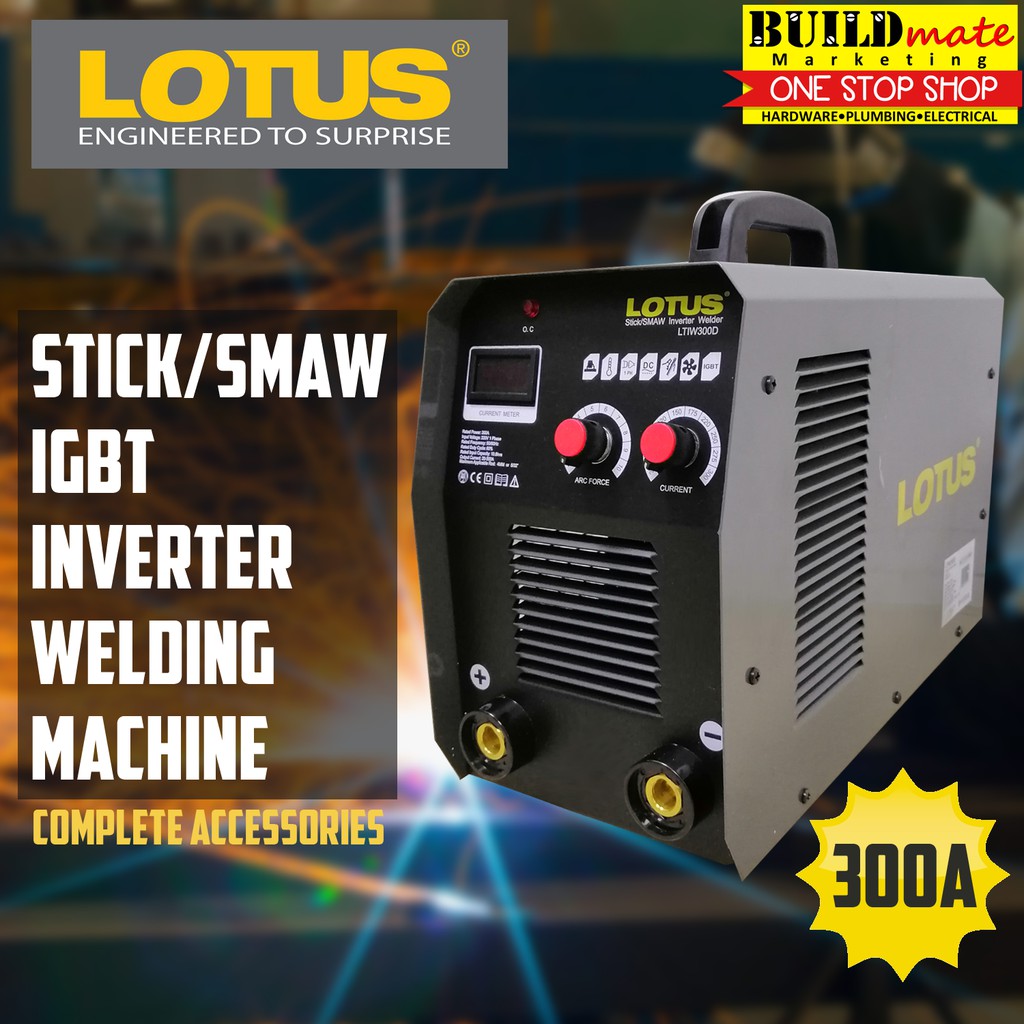 Lotus ARC Inverter Welding Machine 300A LTIW300D Shopee Philippines