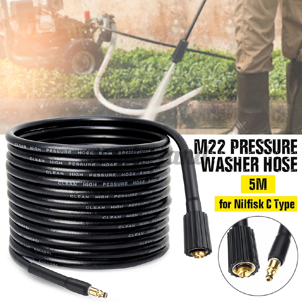 For Nilfisk Pressure Washer Hose Jet Power Wash fits C100 C110 C120