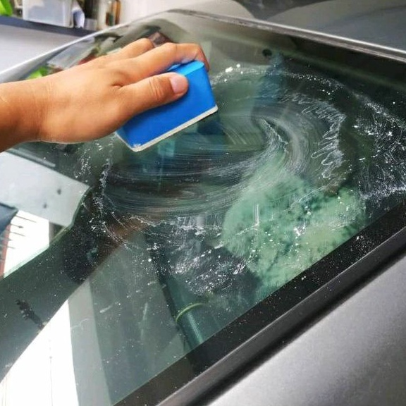 Glass Polishing Block,Manual windshield scratch/watermarksremover using
