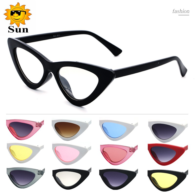 SUN611 Ladies Tiktok Sunglasses Cat Eye Design Lightweight Material and
