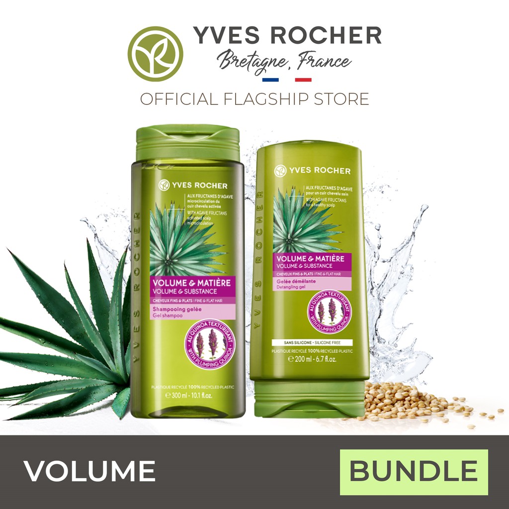 YVES ROCHER Volumizing Shampoo and Conditioner Bundle Shopee Philippines
