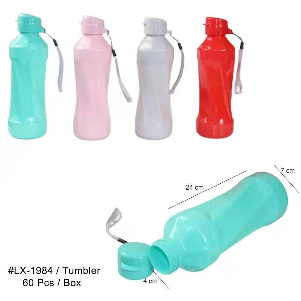 【LX♥SAVER 】Water Tumbler / Bottle Tumbler 600ml Plastic Tumbler