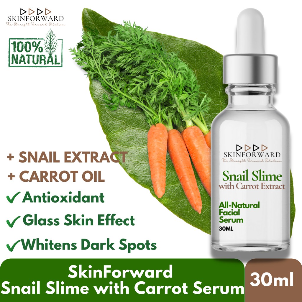 [ SNAIL SLIME + CARROT SERUM ] SkinForward Snail Slime & Carrot Serum