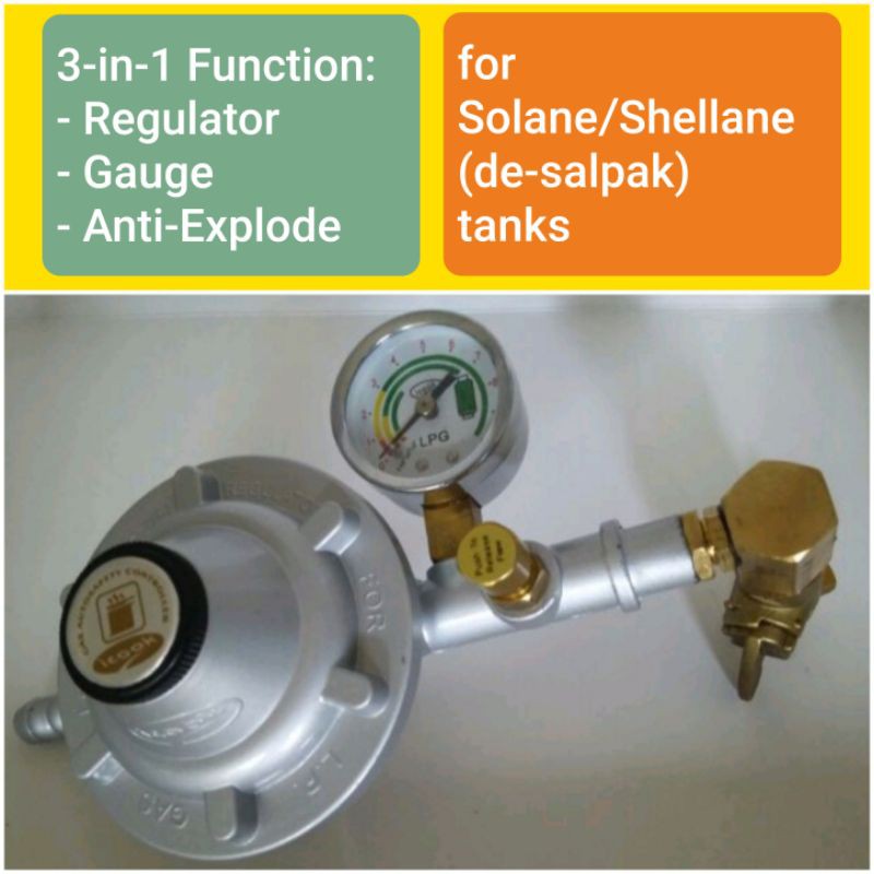 Automatic Safety Device LPG Regulator for Solane/Shellane LPGas De