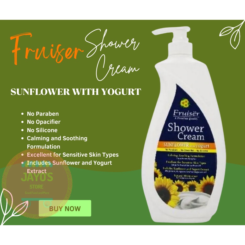 Fruiser Sunflower with Yogurt Shower Cream 1000ml Shopee Philippines