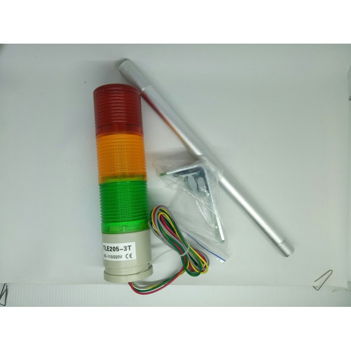 Shemsco Signal Tower Light 3jw 110vac / 220vac Led 3 Steady Tower Light