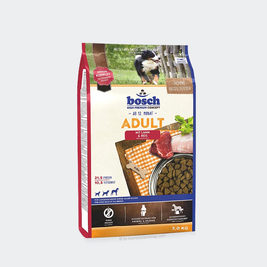 Bosch High Premium Concept Adult With Lamb And Rice | Dry Dog Food 3Kg | Shopee Philippines