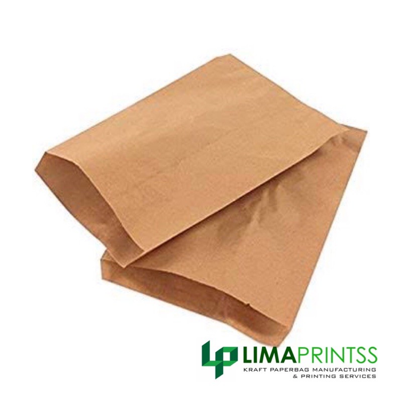 Plain Notion Bag Brown Kraft Paper bag Flat Bottom Shopee Philippines