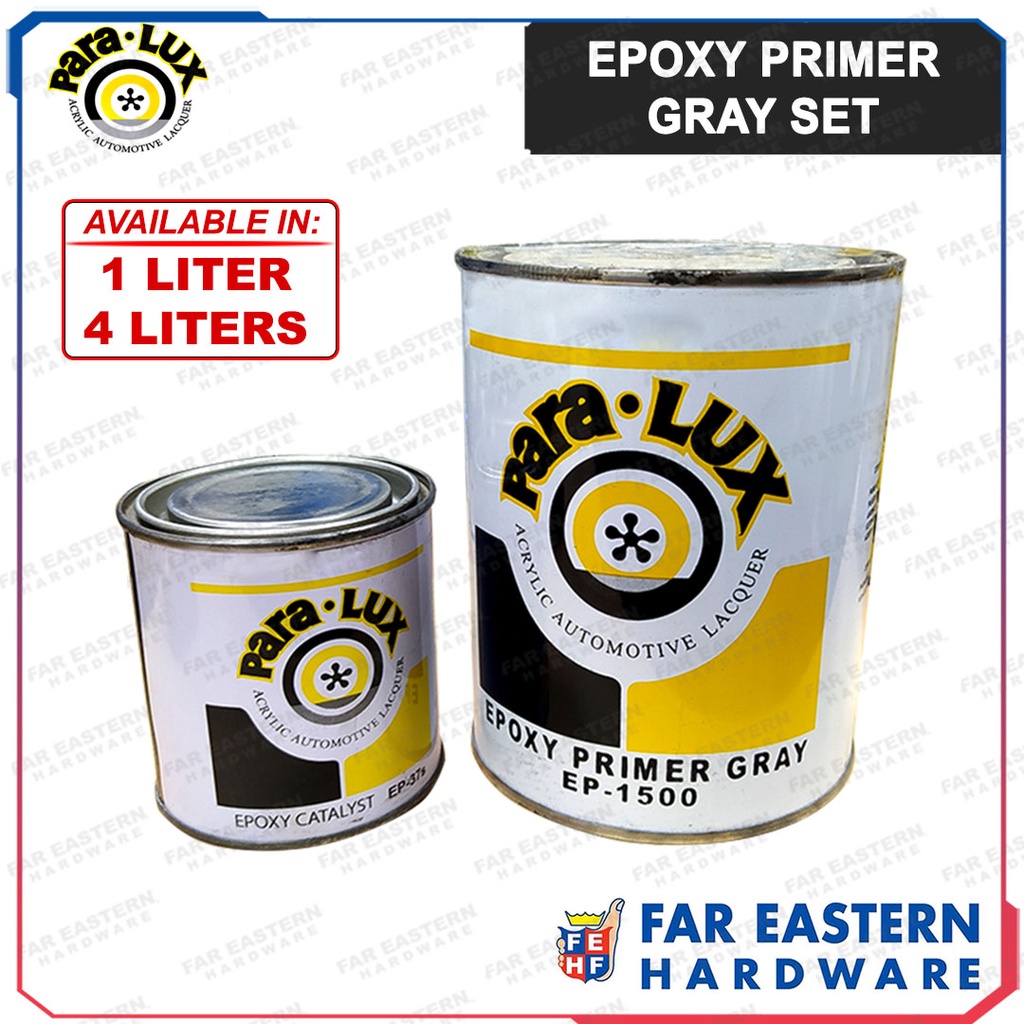 PARA LUX Epoxy Primer Gray Set 1L 4L PARALUX Shopee Philippines