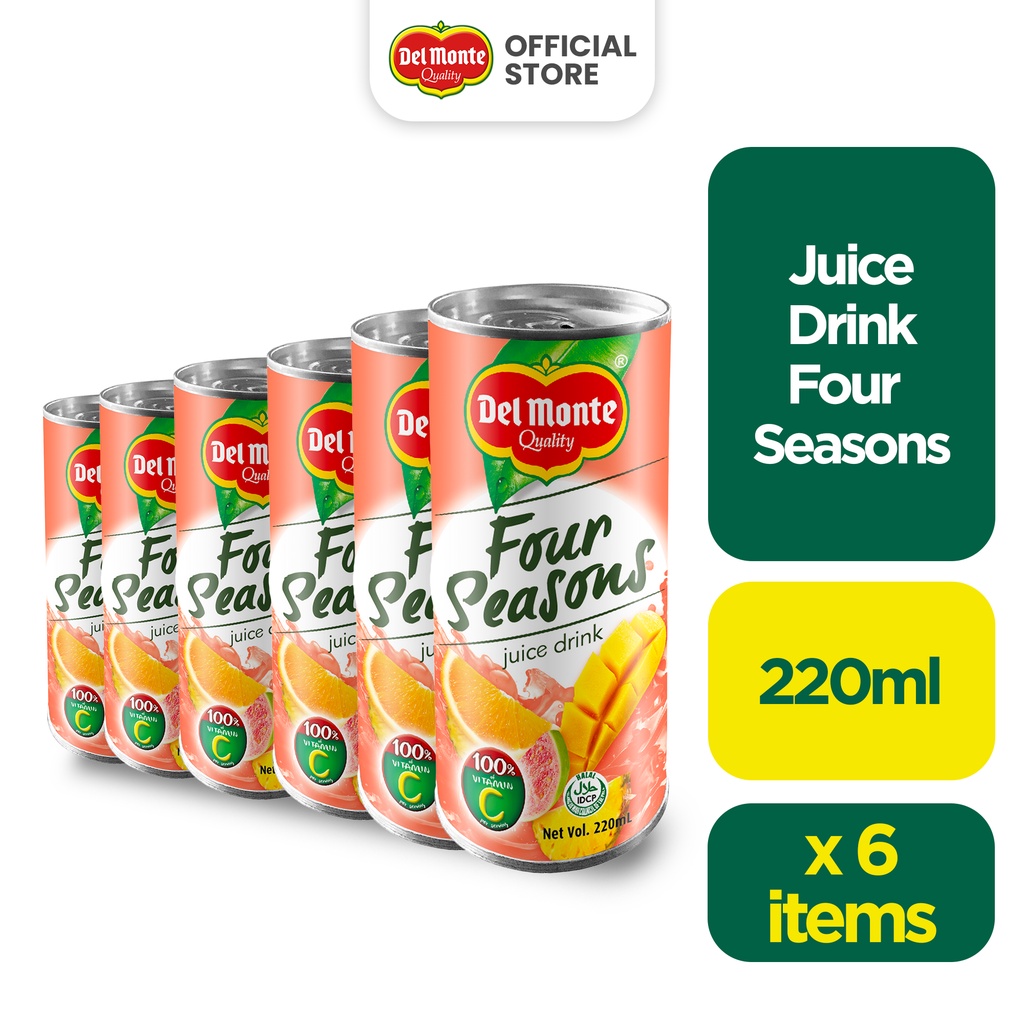 DEL MONTE Four Seasons Juice Drink for Refreshing Fruity Goodness