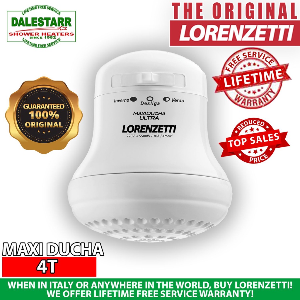 SALE 20 OFF!!! [Hot Shower] Lorenzetti Maxi Ducha Shower Heater Shower