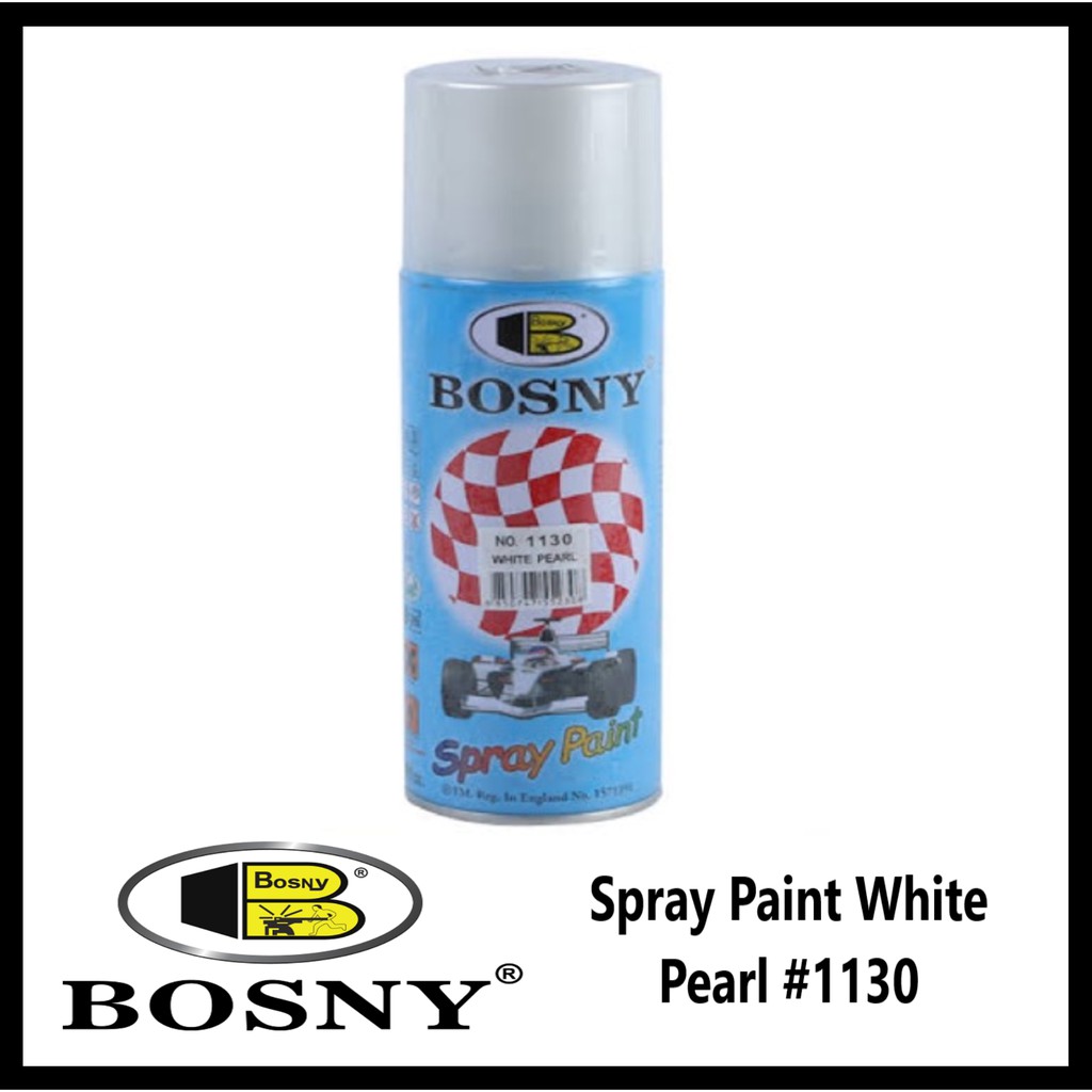Bosny Spray Paint White Pearl 1130 Shopee Philippines