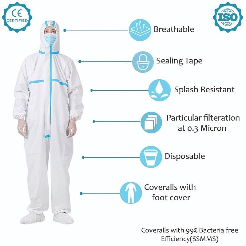 PPE Personal Protective Equipment / Hazmat / Bunny Suit / Coverall [M,L
