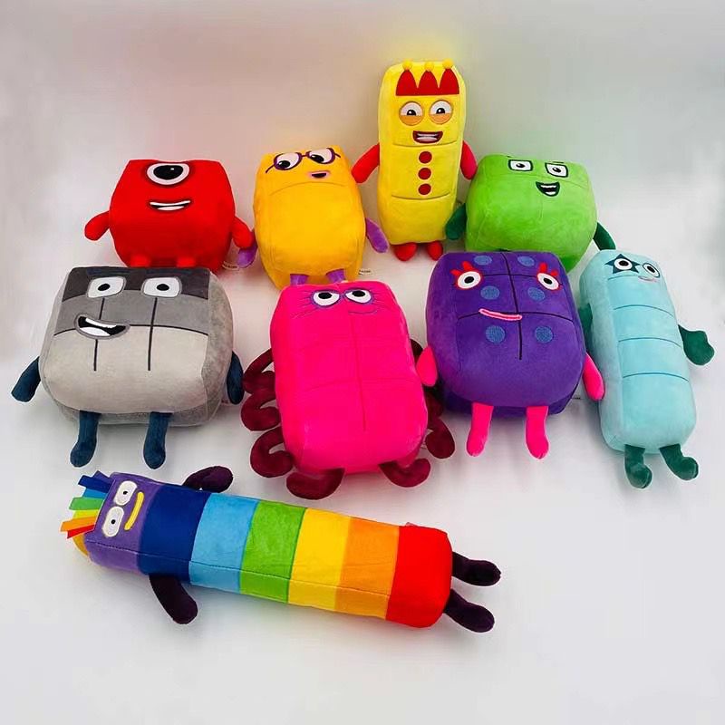 Cute Numberblocks Plush Doll Educational Stuffed Number Blocks Toys
