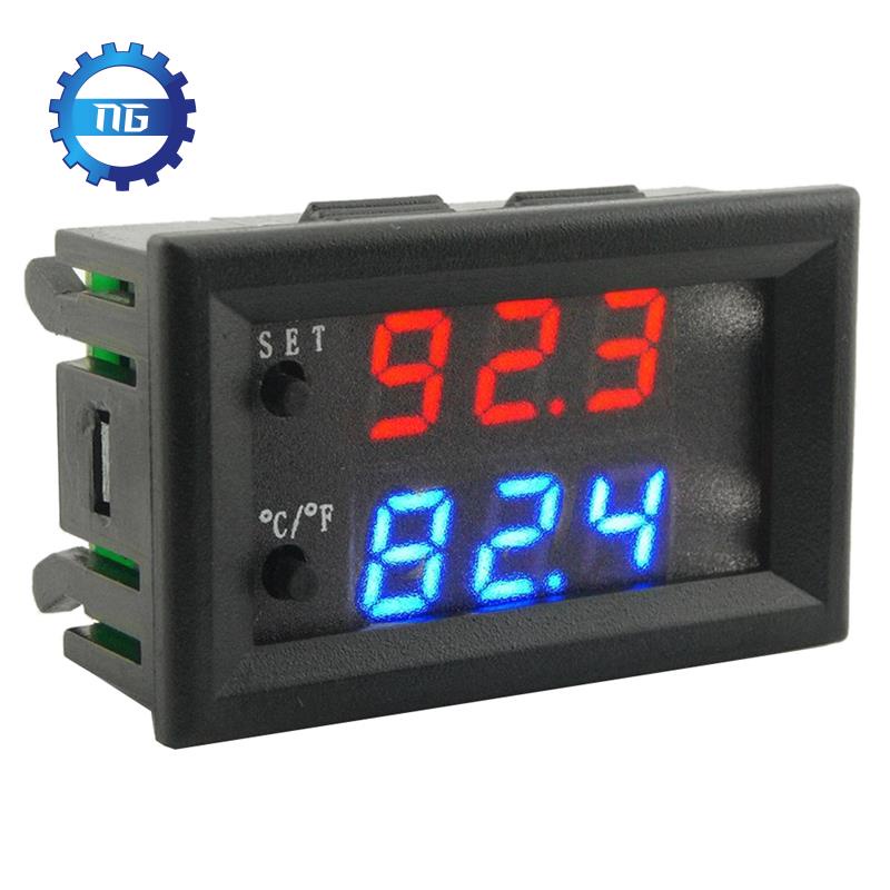 W2809 12V AC110220V Probe Line Digital Temperature Control LED Display
