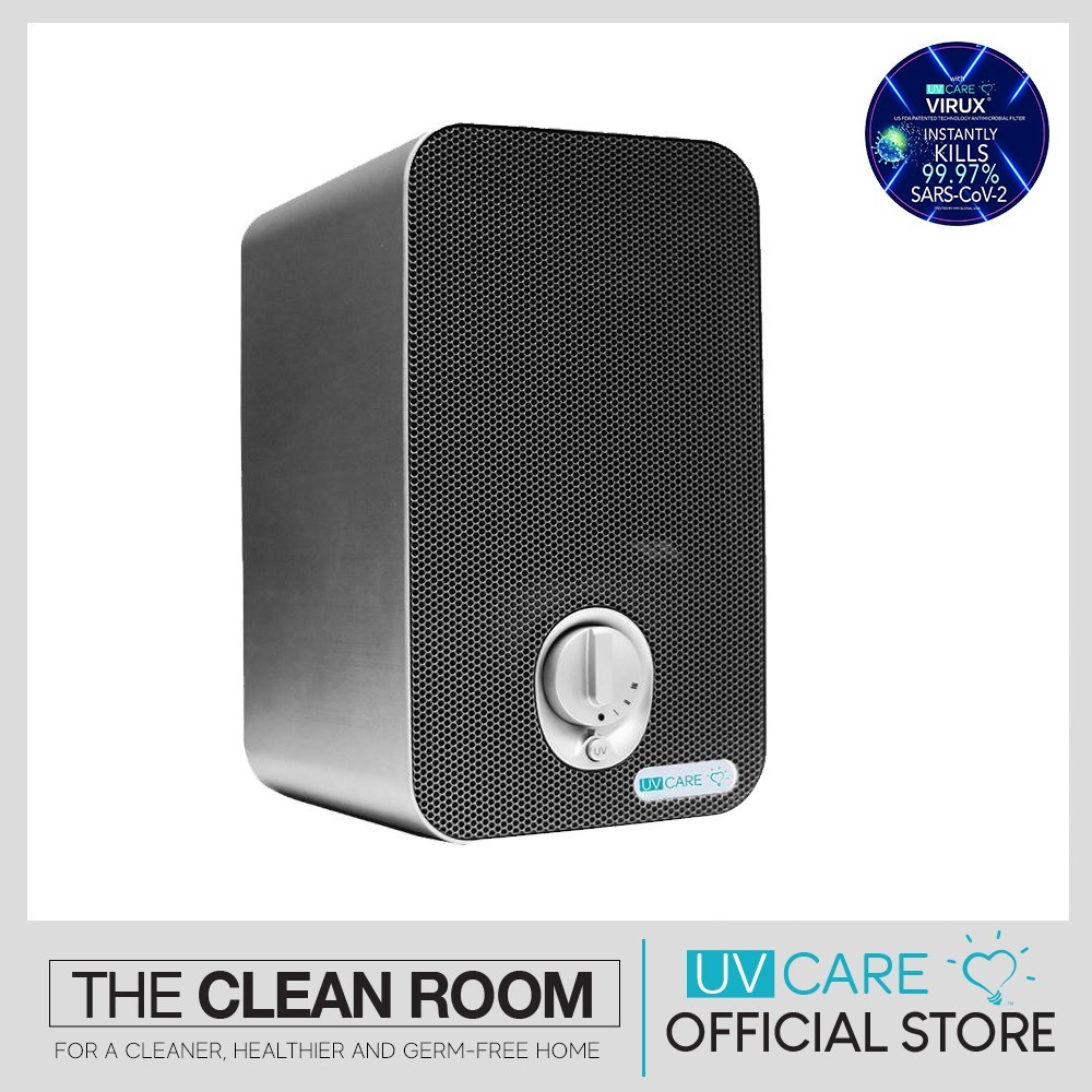 UV Care Desk Air Purifier with Medical Grade H14 HEPA Filter with UV