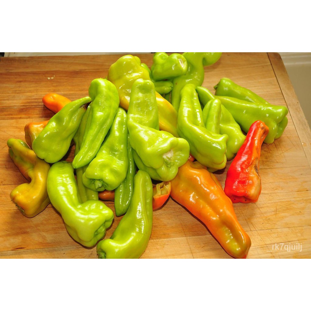 Guaranteed germination rate 200 HEIRLOOM BANANA PEPPER Sweet Yellow