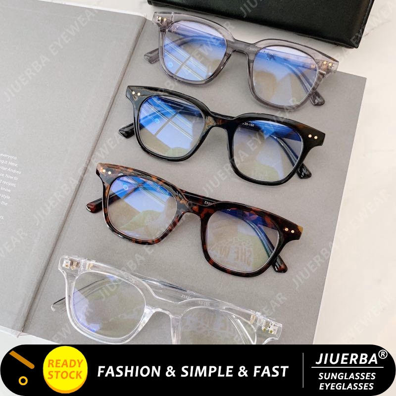 【Anti Blue Eyeglasses】Korean Fashion SOUTH SIDE Square Eyeglasses Women
