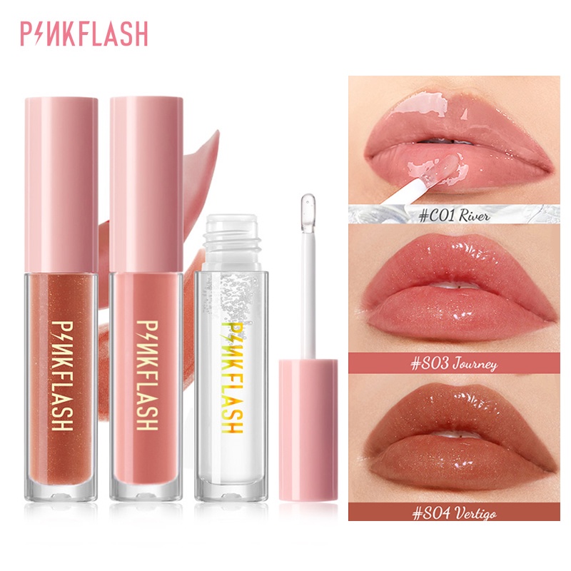 PINKFLASH Waterproof Lip Oil Moisturizing Repair Lip Care Lipstick 11 color Lip Tint Shopee
