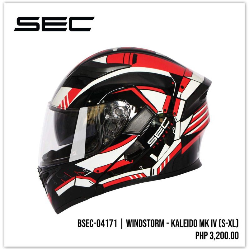 SEC kaleido Modular dual visor helmet Shopee Philippines