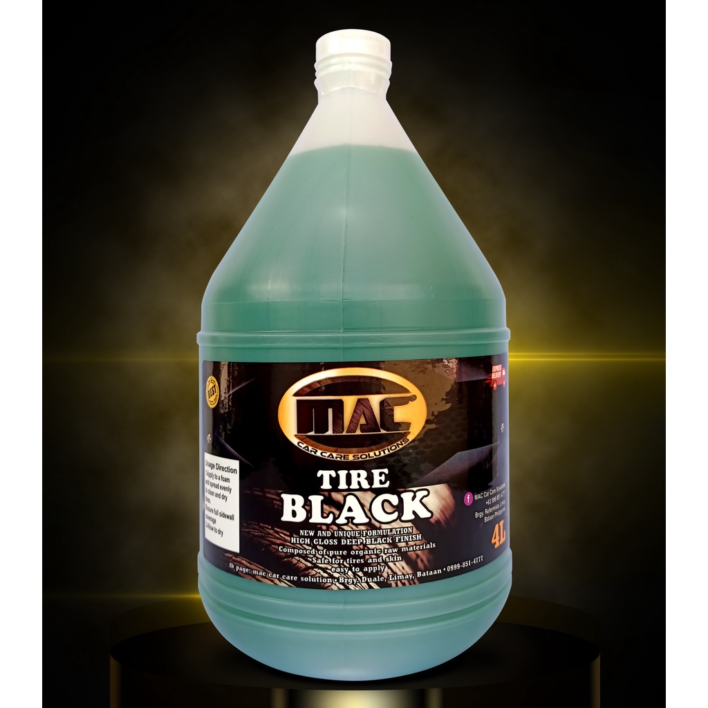 Tire Black Spray 4 LITERS Shopee Philippines