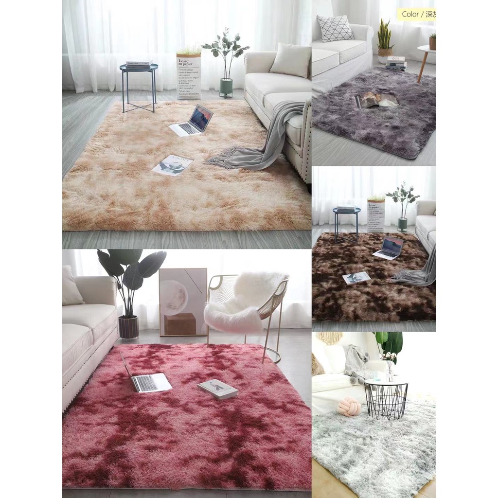 160*230cmTie dye Carpet carpets plush fabric tfaux home fur rug mat