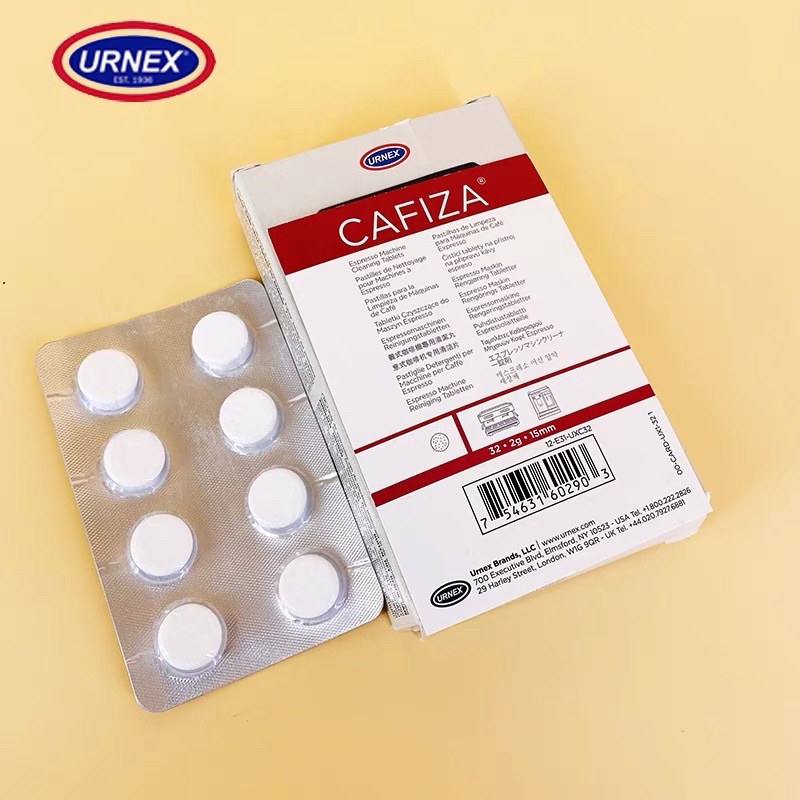 URNEX CAFIZA CLEANING TABLET 2g FOR ESPRESSO MACHINE BREVILLE GEMILAI
