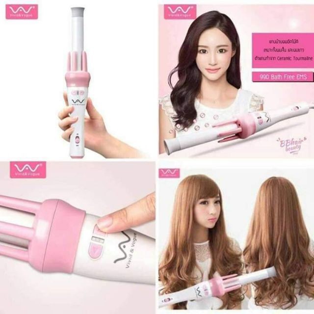 WJF Vivid & Vogue Automatic Hair Curler Ceramic Curling Shopee