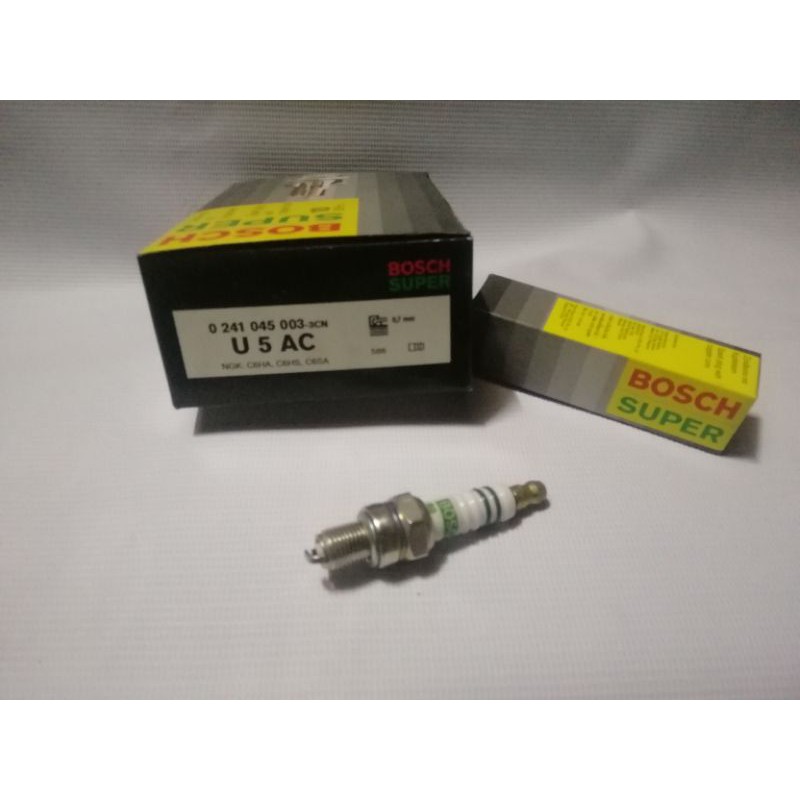 BOSCH SUPER U5AC SPARK PLUG XRM/WAVE110/FURY/RAIDERJ110//SMASH 110/115
