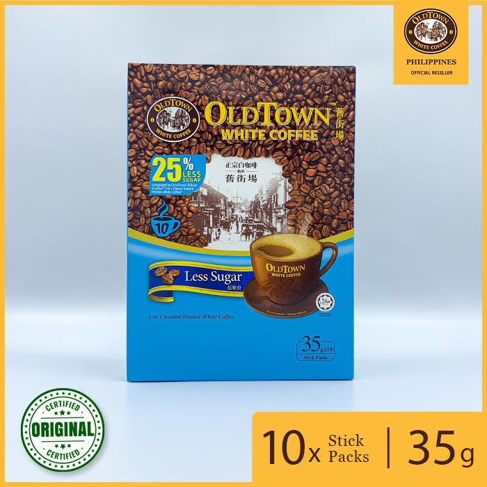 OLDTOWN White Coffee 3 In 1 Less Sugar Shopee Philippines
