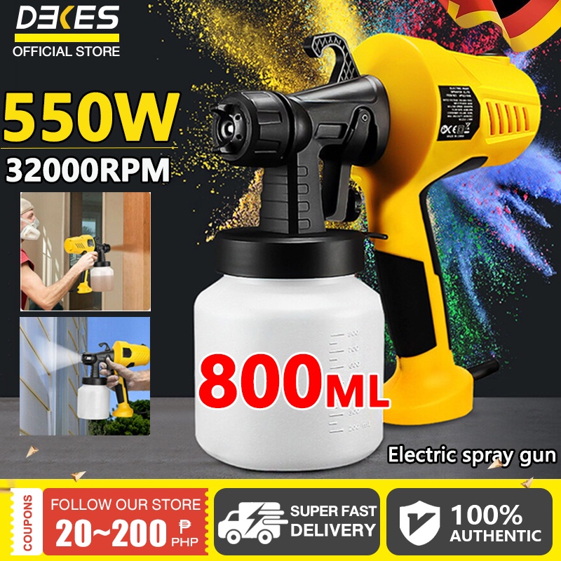 Spray gun paint sprayer original,paint spray portable, 550W electric spray gun set Heavy Duty