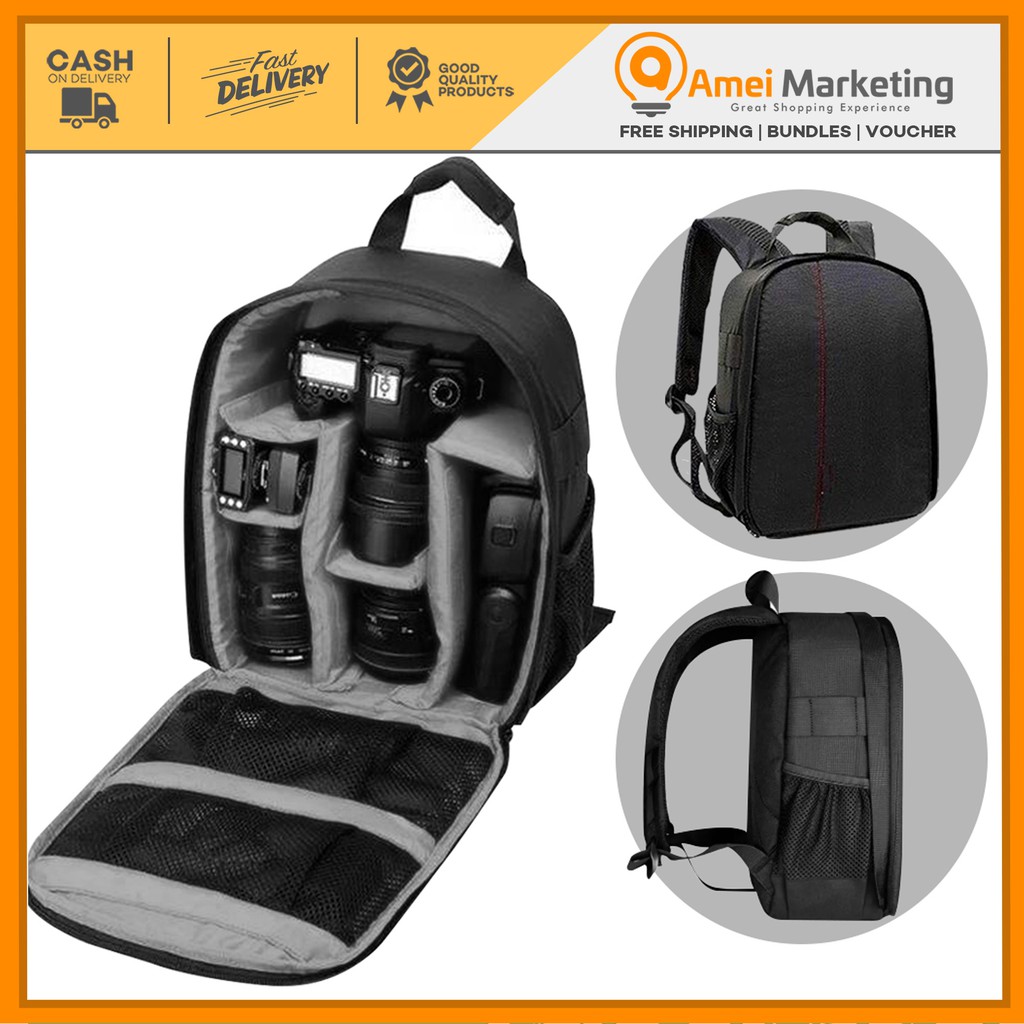 Outdoor Travel SLR DSLR Camera Backpack Durable Digital Waterproof