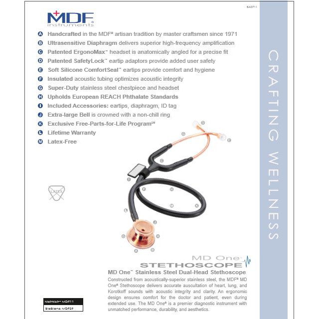 MDF Rose Gold Stethoscope Shopee Philippines