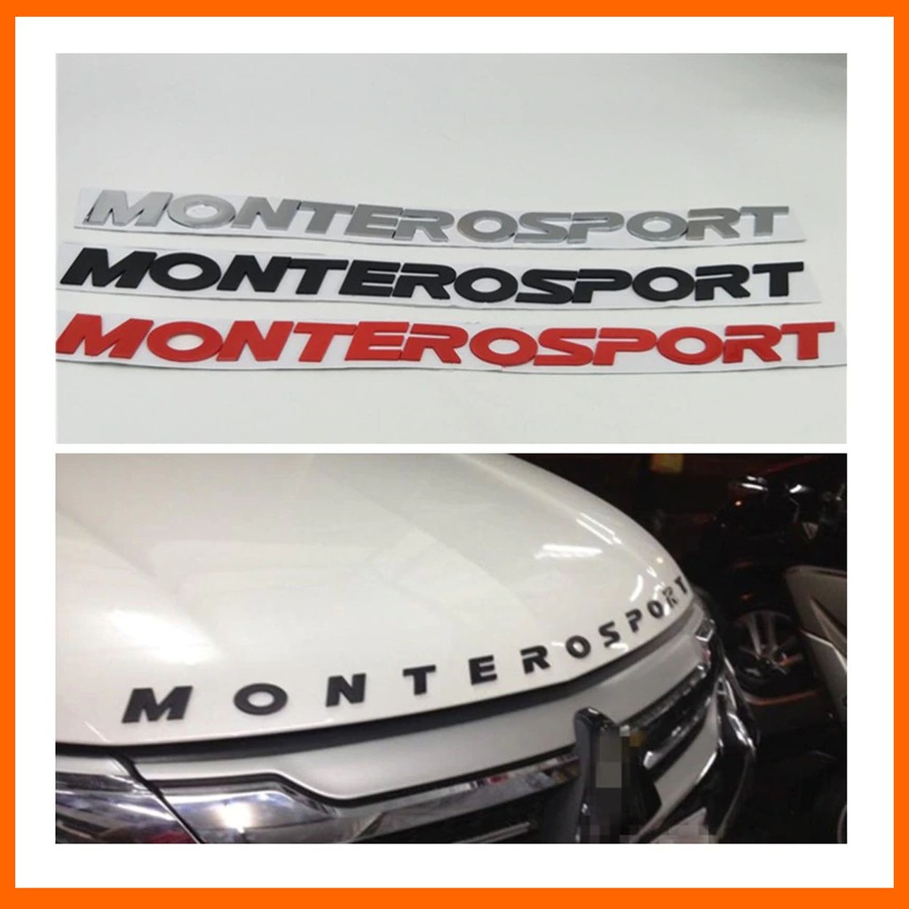 For Mitsubishi Pajero Montero Sport Suv Front Hood Emblems Badge Logo
