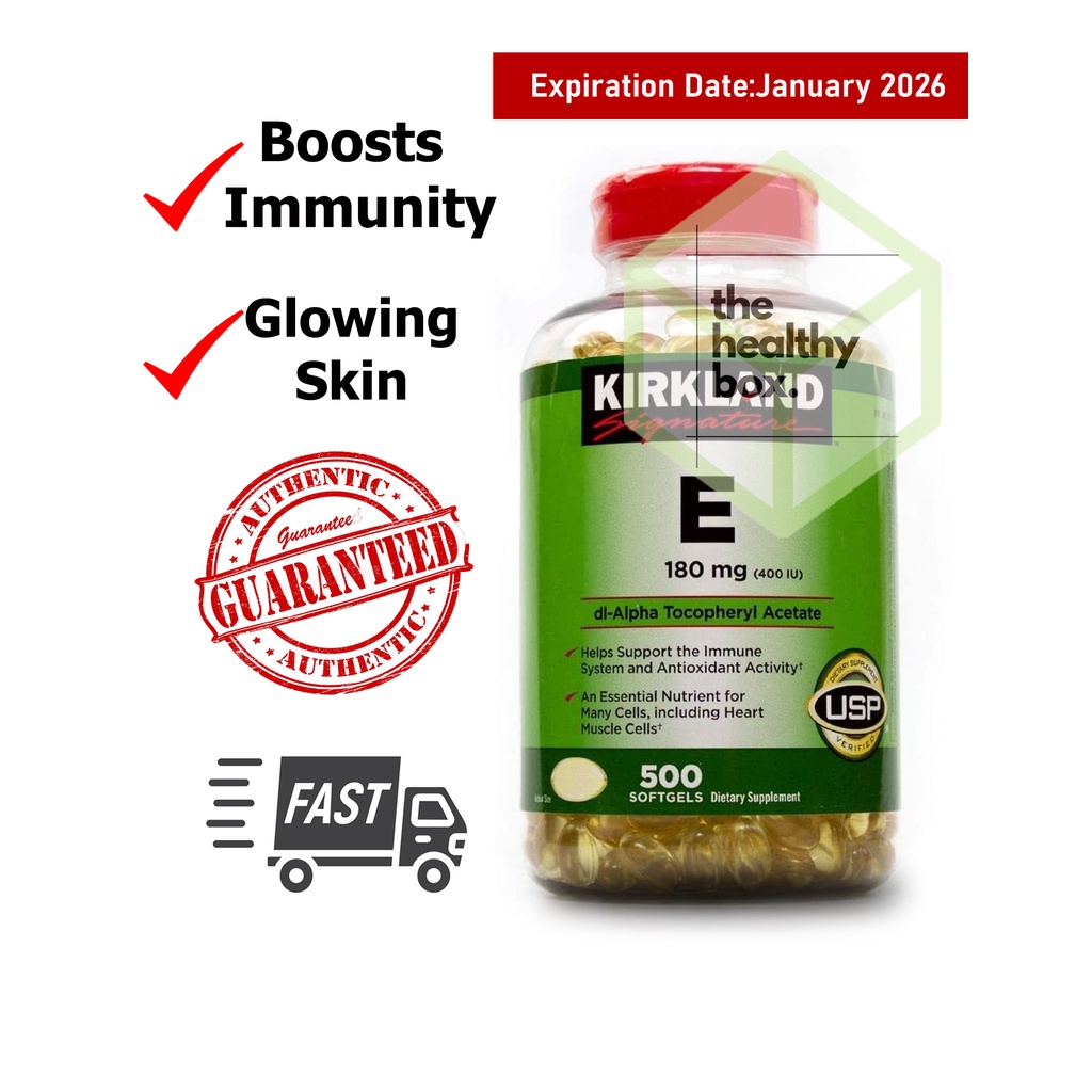 Original SnR Vitamin E [Expiration Year 2026] and Vitamin C BUNDLE