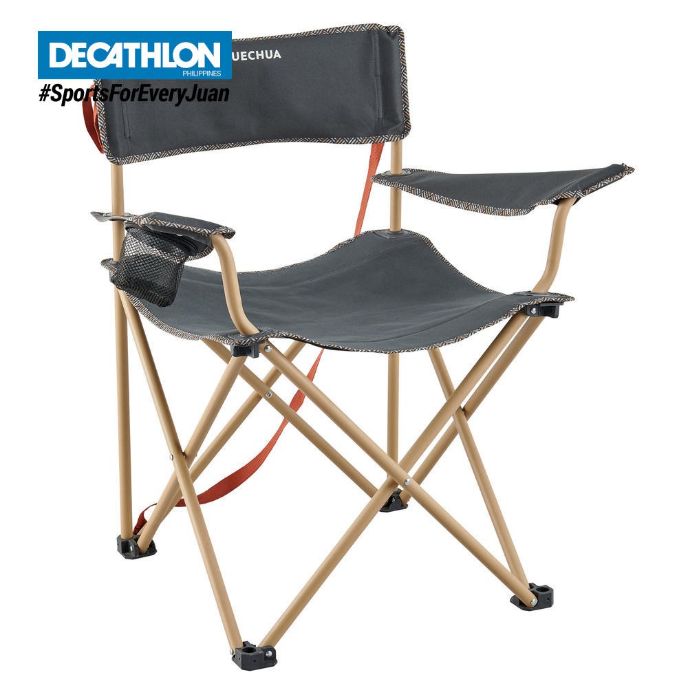 Decathlon Quechua Large Folding Camping Chair Shopee Philippines