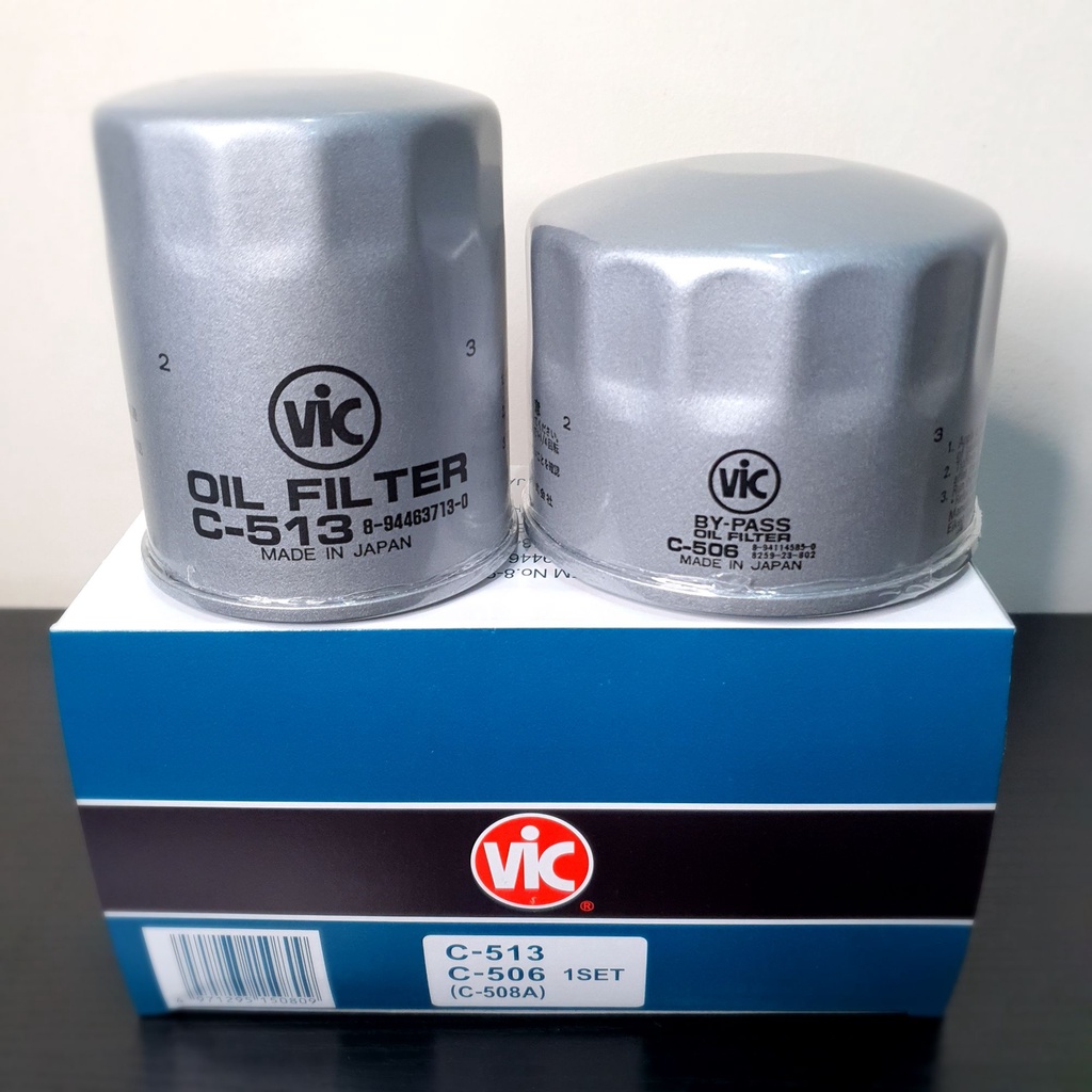 VIC Oil Filter Set (C513 & C506) Isuzu (C508A) YdK Shopee Philippines