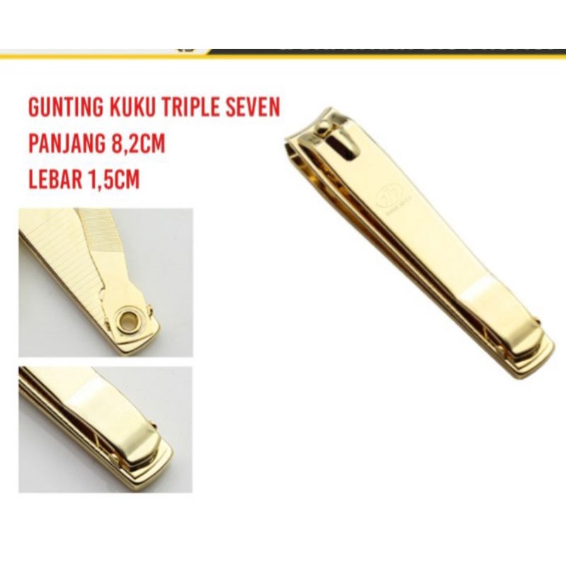 777 Three Seven Original Gold Made in Korea Nail Clippers Shopee Philippines