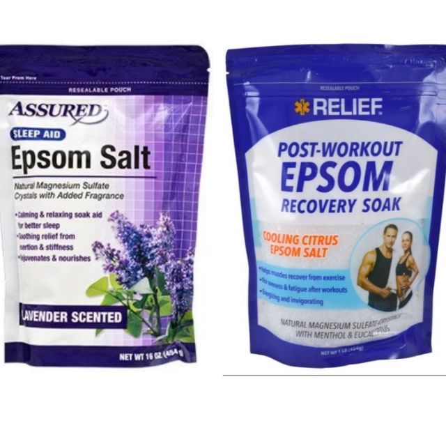 Assured EPSOM SALT Sleep Aid & Relief PostWorkout Epsom Recovery Soak