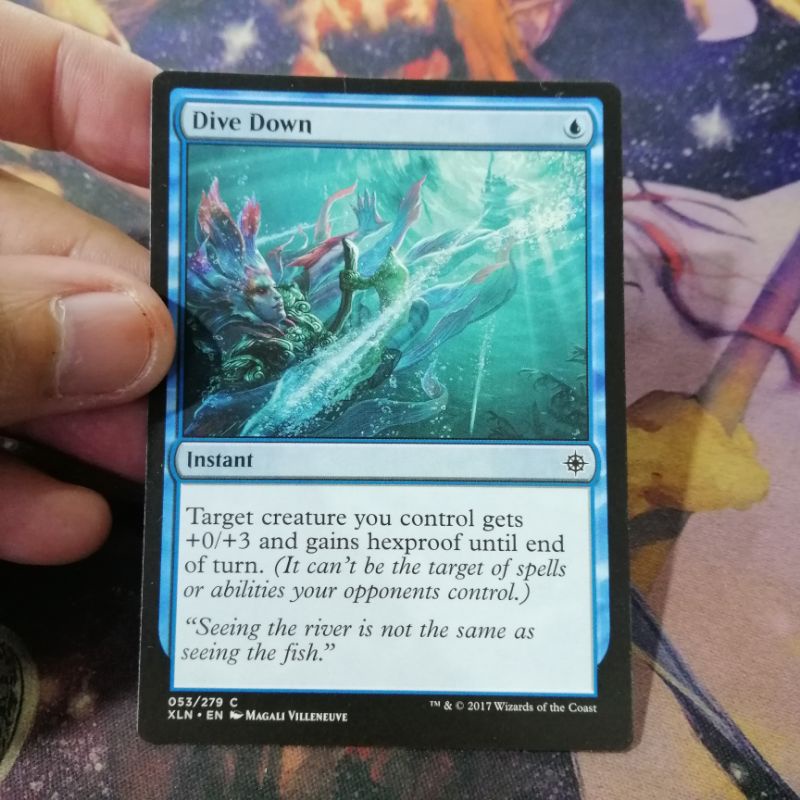 1 Dive down IXA ixalan MTG magic card blue common Shopee Philippines