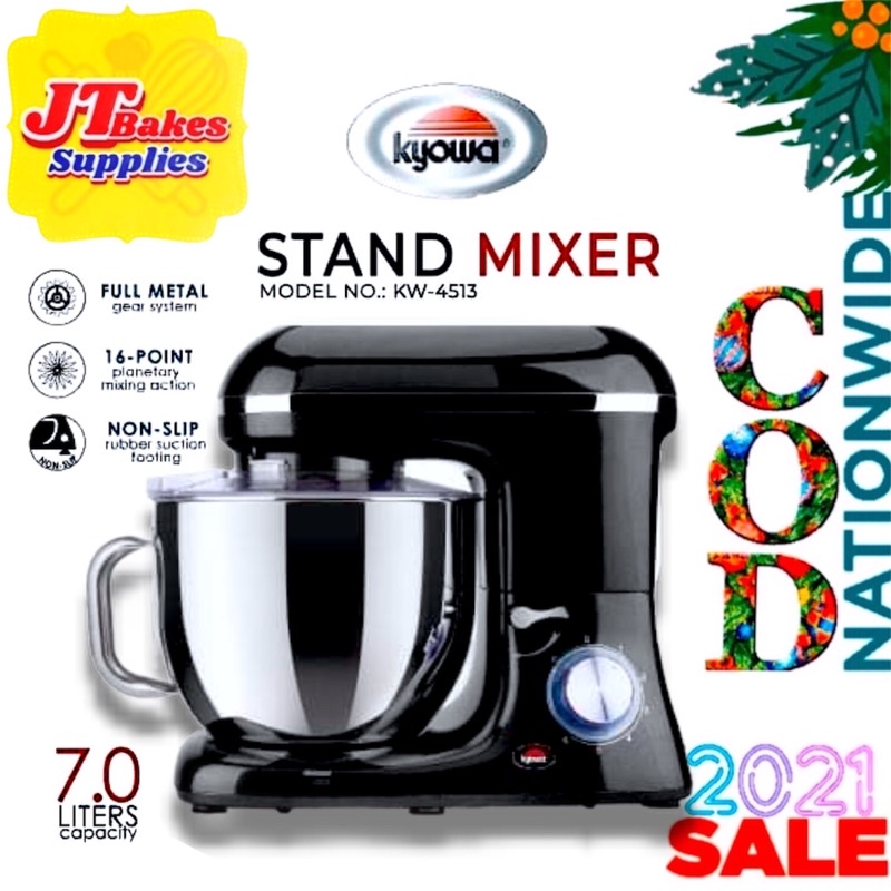 New Kyowa4513 7 liters Stand Mixer Full Metal Non Slip Stand Mixer